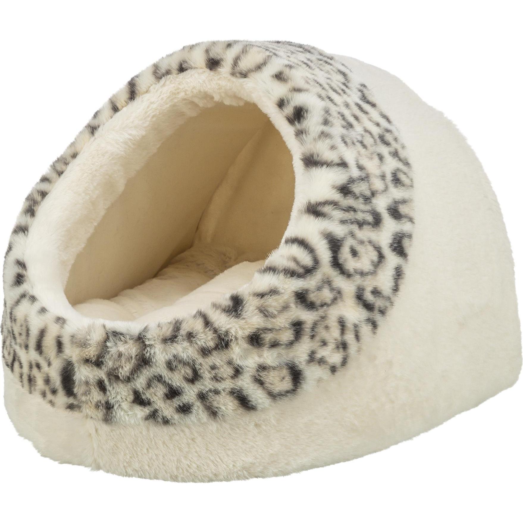 Meilleurs prix pour Grotte pour chat Trixie Leo Crème Polyester Tissu Peluche 35 x 26 x 41 cm