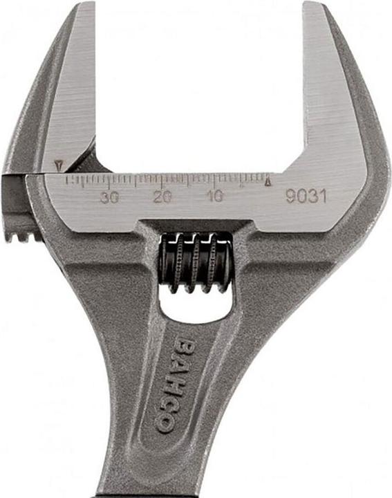 Actual product image Bahco ERGO 38 mm open-end spanner with extra-large opening width, central nut and rubber handle, phospha (38 mm)