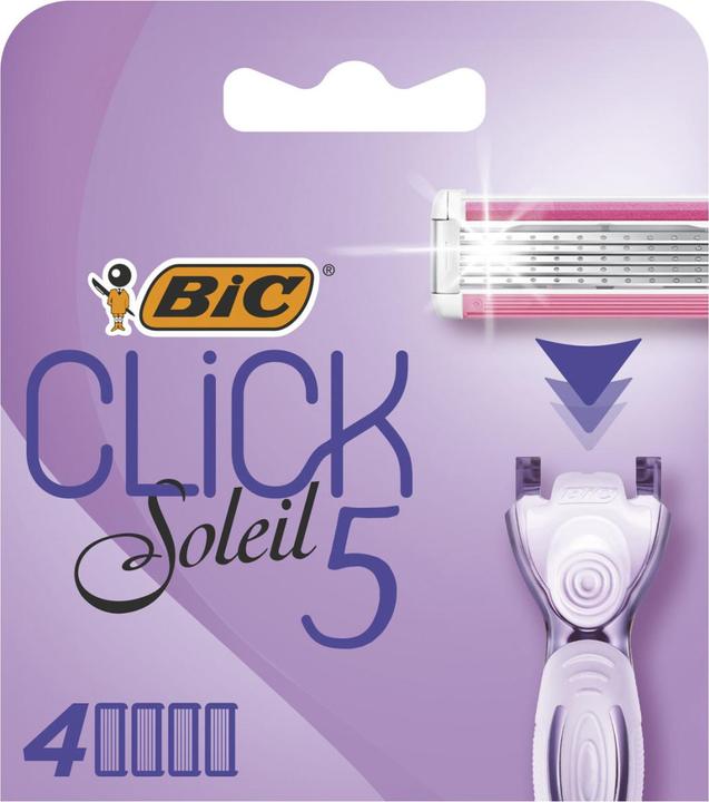 Bic Click 5 Soleil Damenrasierer Klingen-Nachfüllpackung (4x)