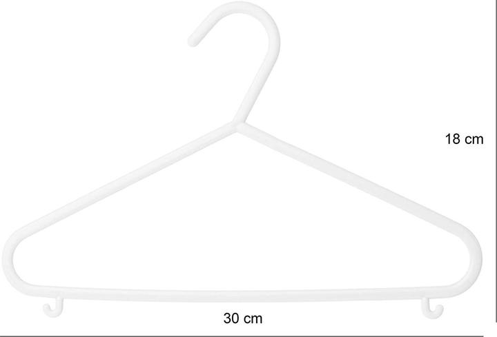 Produktbild Bieco Kleiderbügel weiss (8 x)
