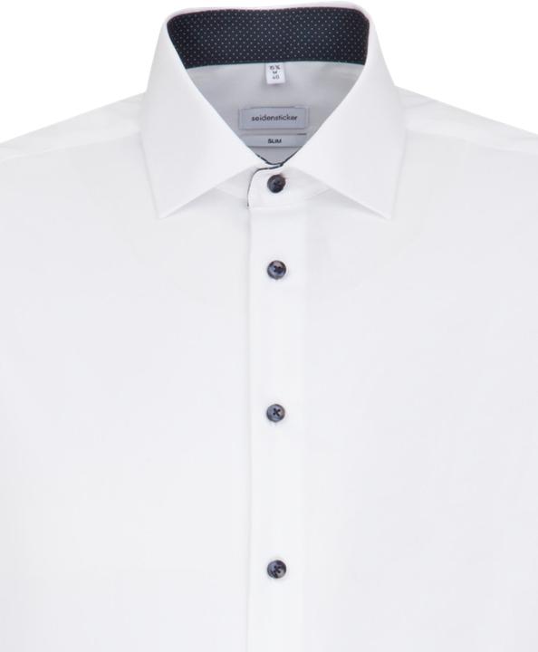Immagine prodotto Seidensticker Camicia Slim Fit Business Kent Patch 12 bianca (L)