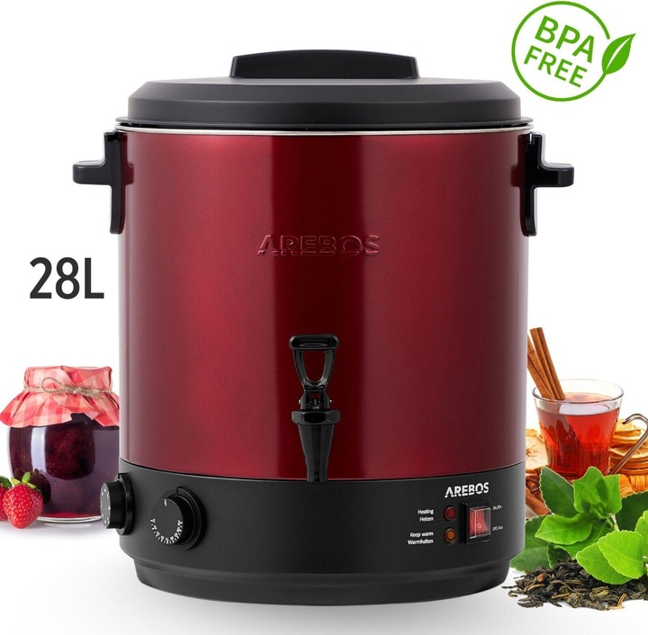 Image du produit Arebos Machine à mettre en conserve (28 l)