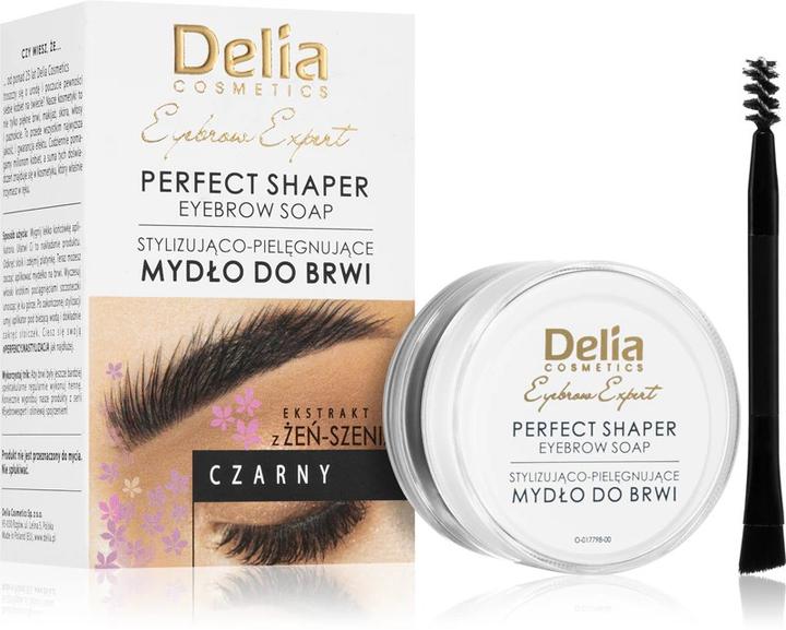 Produktbild Delia Cosmetics Delia Eyebrow Expert Perfect Shaper Styling & Nurturing Eyebrow Soap Black 10Ml (Schwarz)