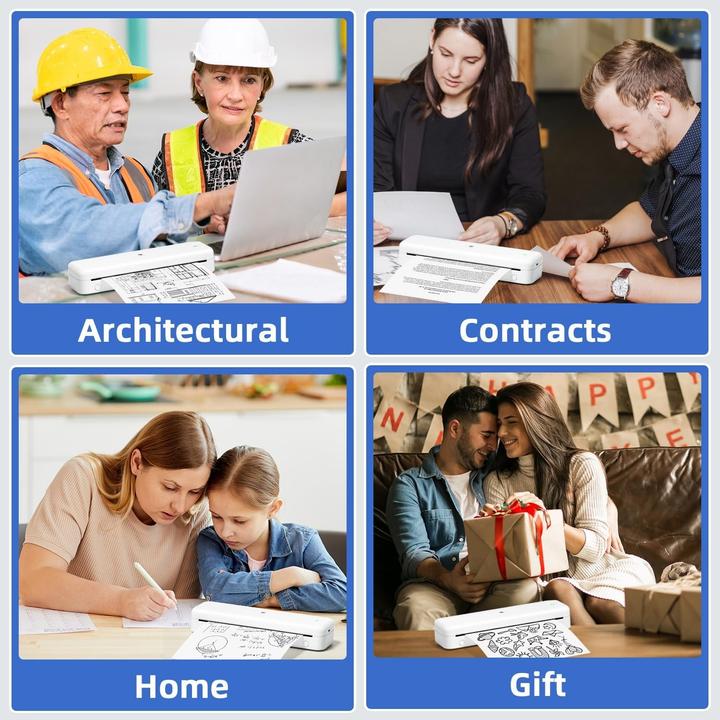 Actual product image Phomemo M834 Thermal Printer (Thermal printing, Black and white)