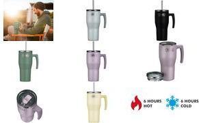 Actual product image Thermos ® Isolierbecher REFRESHING SERIES schwarz, matt 850,0 ml (1.10 l)