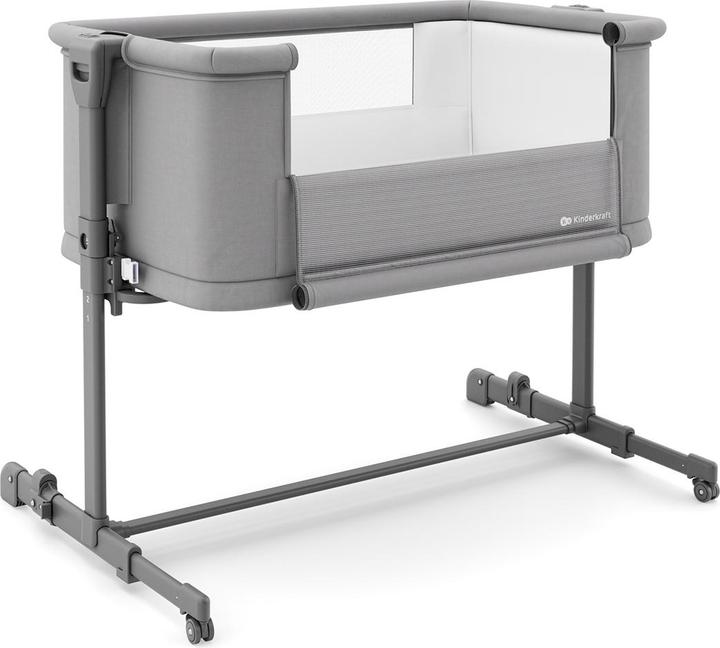 Productafbeelding KinderKraft Nestee Grow 2 co-sleeper bed dark grey