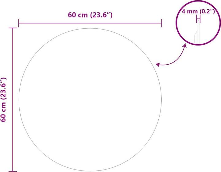 Immagine prodotto vidaXL Wandspiegel (60 cm)