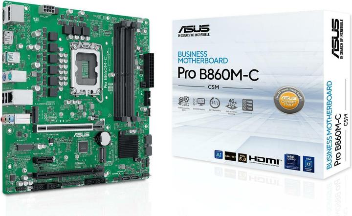 Image du produit ASUS PRO B860M-C-CSM (LGA 1851, Intel B860, mATX)