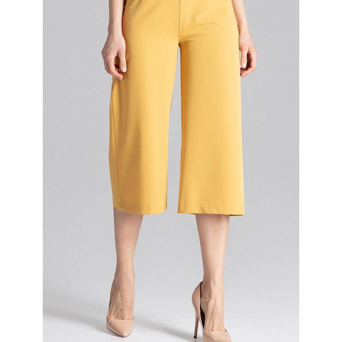 Figl, Damen, Hosen, Damen Hose, Gelb, (M)