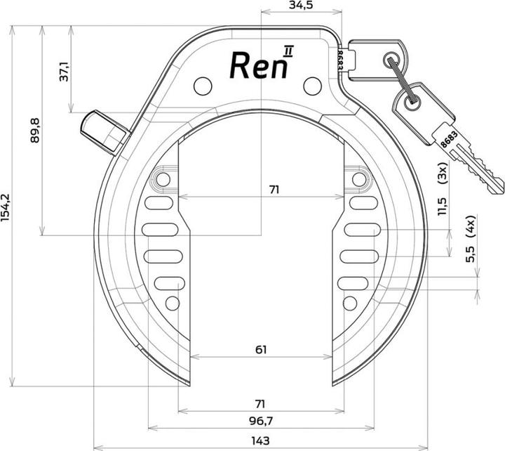 Actual product image AXA Ren II