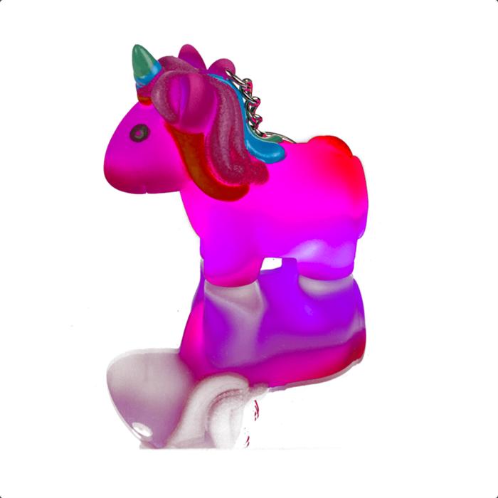 Produktbild Out of the blue ootb - Metall-Schlüsselanhänger, Einhorn, mit LED