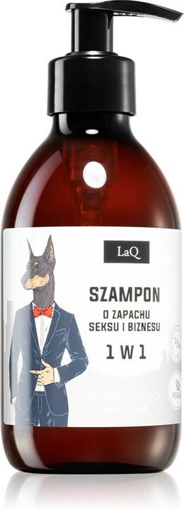 LaQ Energising Shampoo for Men with The Smell of S (Liquid shampoo, 300 ml)