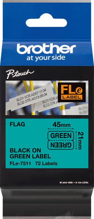 Actual product image Brother P-Touch (2.10 cm, Green)