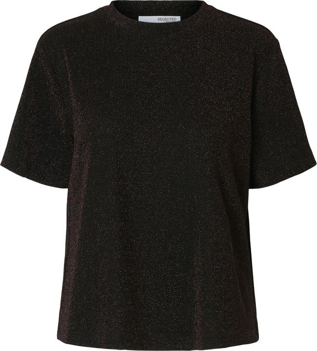 Immagine prodotto Selected Glitzer Oberteil mit kurzen Ärmeln (L)