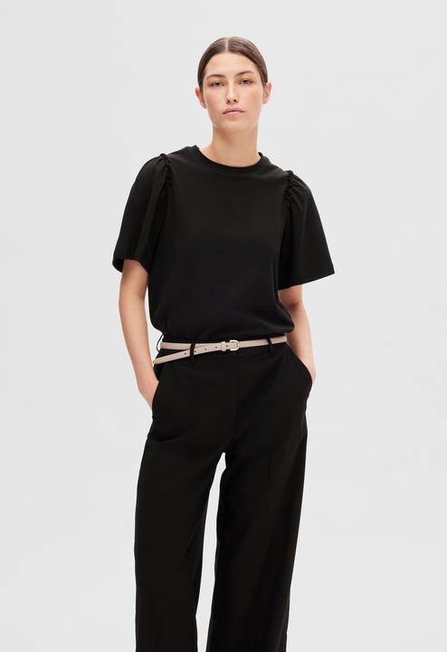 Actual product image Selected Femme Ruffle top (XS)