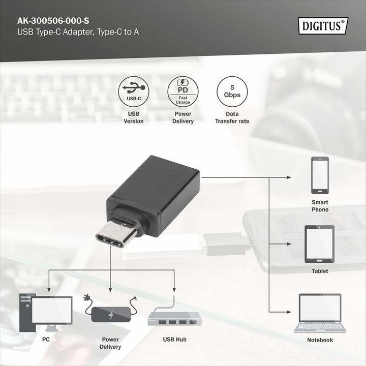 Image du produit Digitus AK-300506-000-S (USB-A)