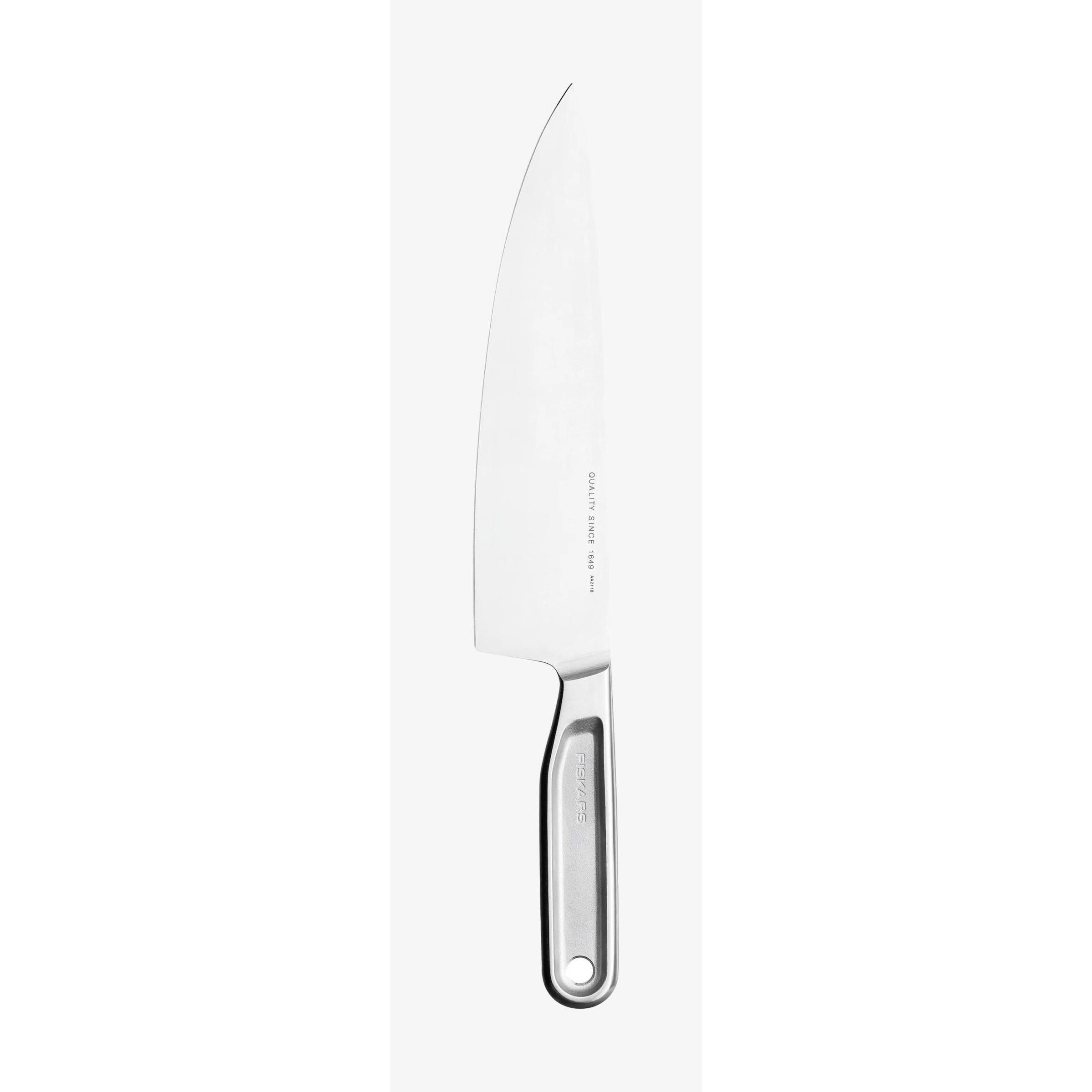 Thumbnail - Fiskars All Steel Kochmesser gross, 20cm, Küchenmesser, Silber