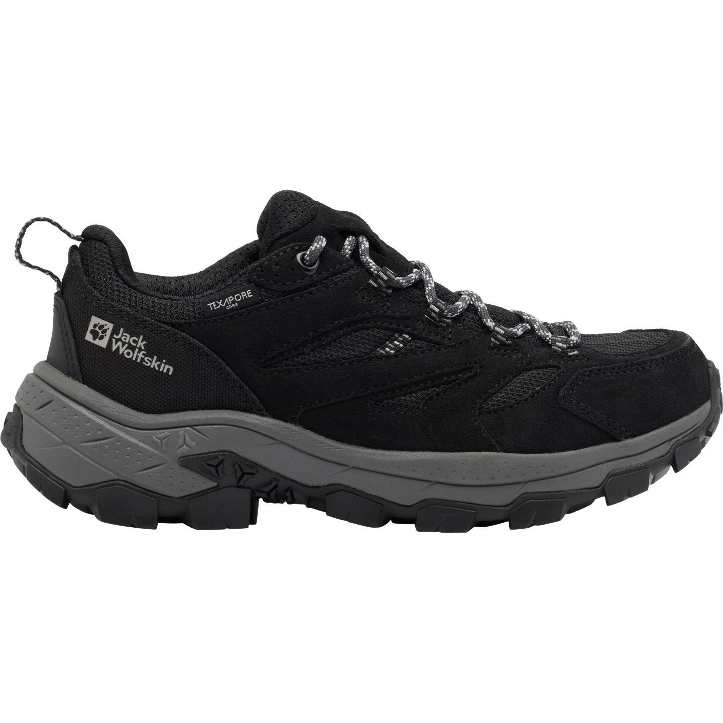 Jack Wolfskin, Damen, Wanderschuhe, Women's Vojo Tour Texapore Low (42.5), Schwarz