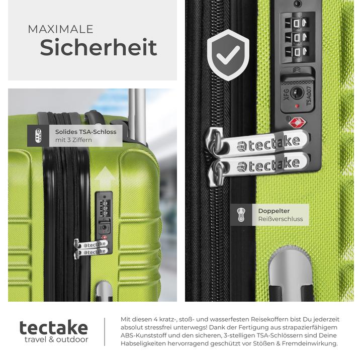 Actual product image tectake Hard case set (106 l)