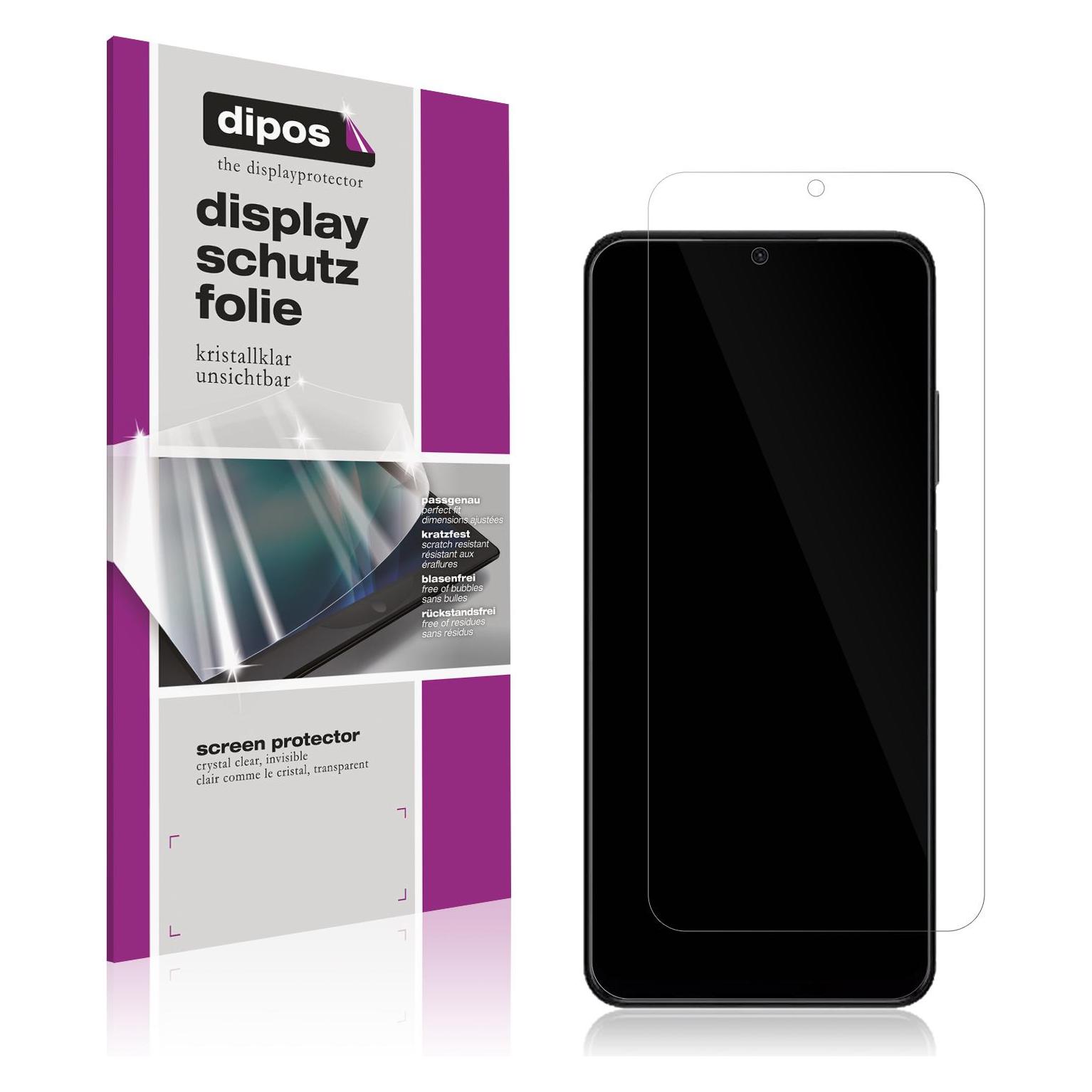 Dipos 2 Pellicole Protettive In Cristallo Per ZTE Nubia N1, Trasparenti, Resistenti Ai Graffi, Made In Germany