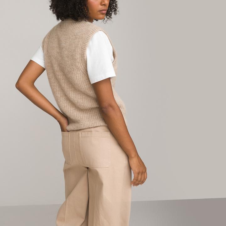 Produktbild La Redoute Collections Pullunder aus Alpaka-Mischgarn (XXL)