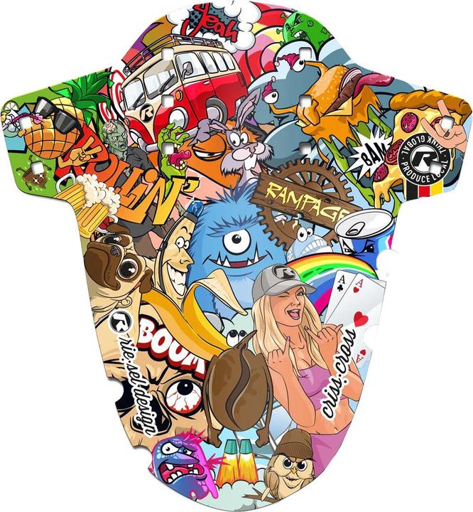 multicolour, Stickerbomb eye-catcher