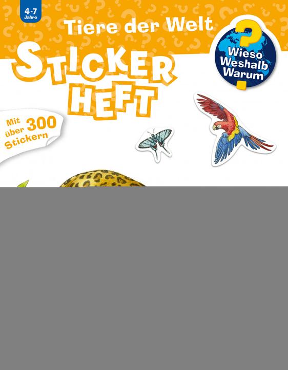 Actual product image Ravensburger Sticker booklet animals of the world