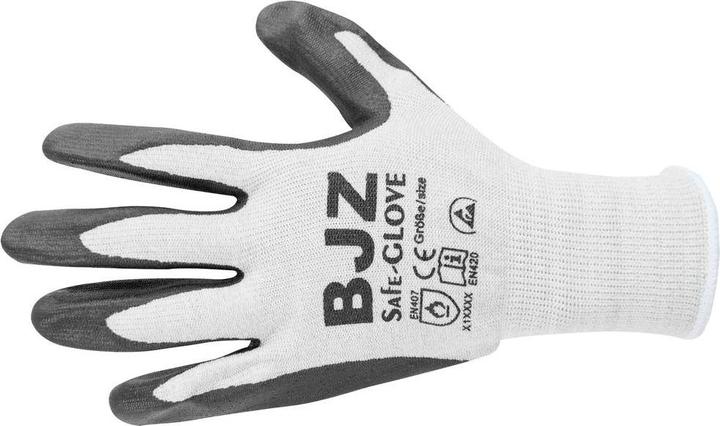 Productafbeelding BJZ A-64490 ESD-handschoen hittebestendig Kledingmaat: XXL Polyamide, koolstofvezel (XXL)