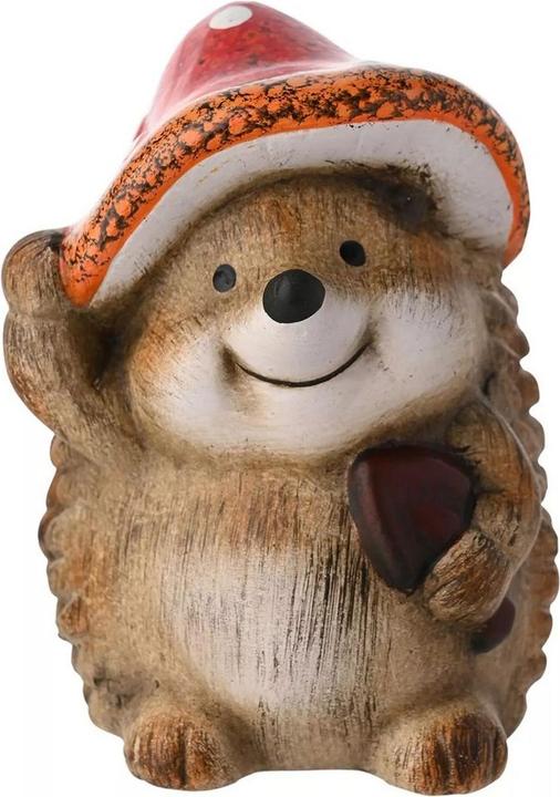 Actual product image Country Living Hedgehog With Toadstool Hat Ornament