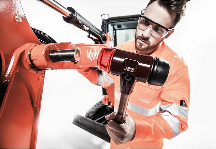 Actual product image Halder SIMPLEX soft-face hammer 50 RUBBER/PLASTICS TE SIMPLE (1130 g)