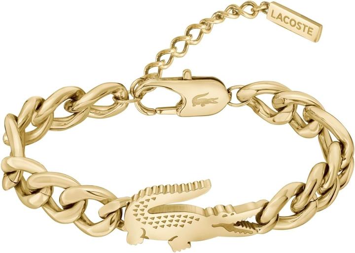 Immagine prodotto Lacoste - WomenÂ's gold-plated bracelet Crocodile 2040374 (Acciaio inossidabile)