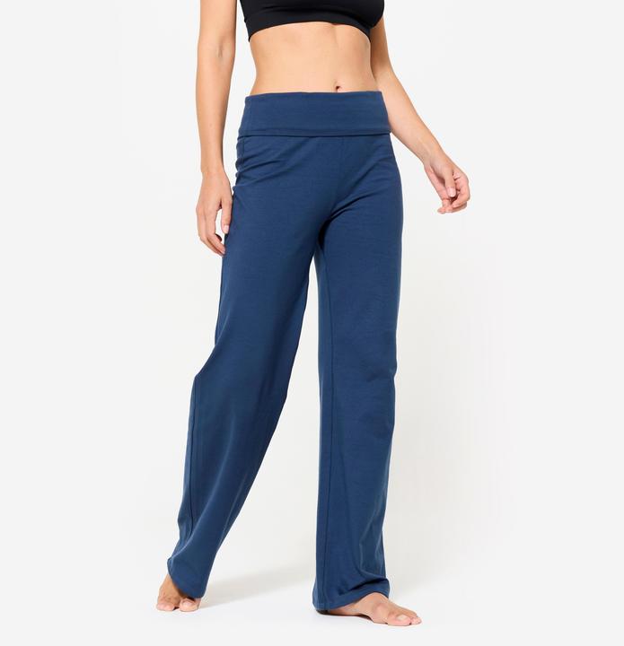 Produktbild Kimjaly Yogahose hoher Bund sanftes Yoga Damen marineblau (W26/L30)