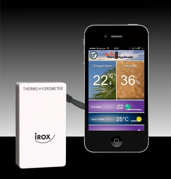 Produktbild iROX Thermo- und Hygrometer RTH-PORTABLE