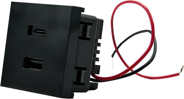 Actual product image Shelly USB charger for Wall Display Stand Black