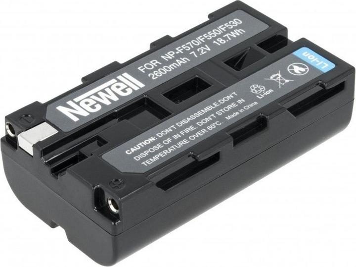 Produktbild Newell Set aus DL-USB-C Zweikanal-Ladegerät und zwei NP-F570-Akkus für Sony