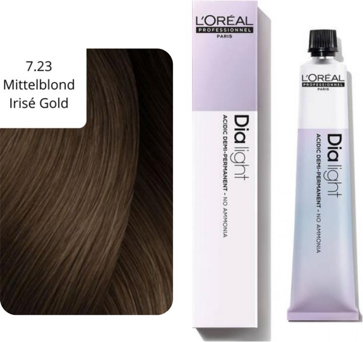 Image du produit L'Oréal Professionnel Dia Light (7.23 Blond moyen Irisé Or)