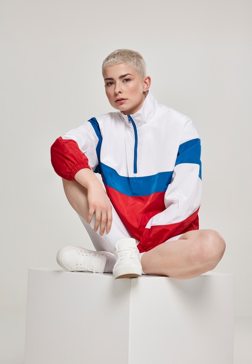 Produktbild Urban Classics Ladies 3-Tone Stand Up Collar Pull Over Jacket (XS)