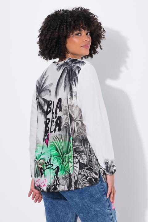 Actual product image Angel of Style Tunika, bequeme Passform, Safari/Graffiti-Druck (48)