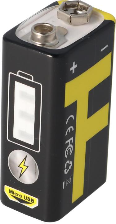 Produktbild Trustfire 9V-Block mit USB Ladefunktion (1 Stk., 9V Block, 550 mAh)