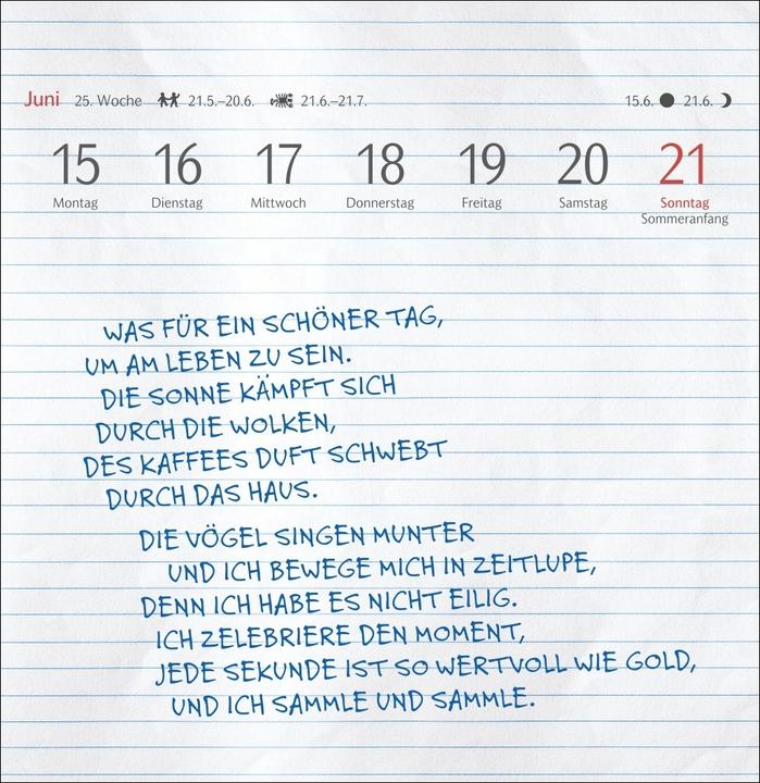 Immagine prodotto Harenberg Clara Louise: Die Sonne in Orange getaucht Premium-Postkartenkalender 2026 - 53 Postkarten mit