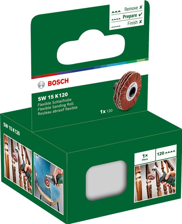 Produktbild Bosch Home & Garden Flexible Schleifrolle SW 15 K120 für PRR 250 ES und Texoro (120)