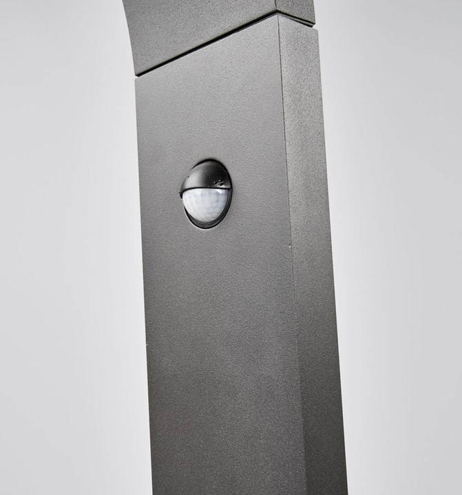 Actual product image Lucande Juvia LED Garden Light H100 w/Sensor Graphite (520 lm, IP54)