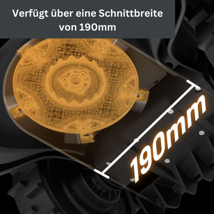 Actual product image Mammotion YUKA mini 2 800R Vision (800 m², Without boundary wire)