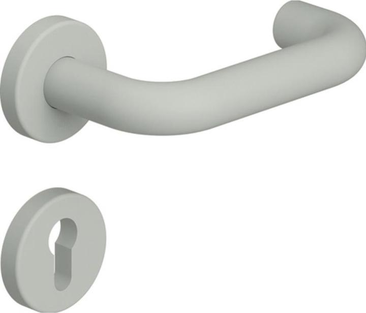 Productafbeelding Hewi Rozetstel 111PBR01.230 Kunststof 99 mat rond PZ DIN links / rechts D/D (Deurset)