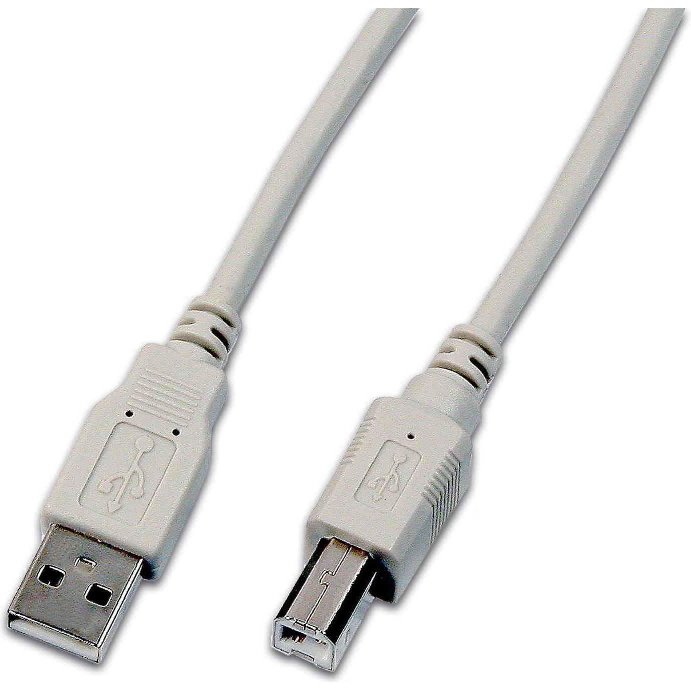 Wirewin USB A-B mm Gr (1 m, USB 2.0), USB Kabel
