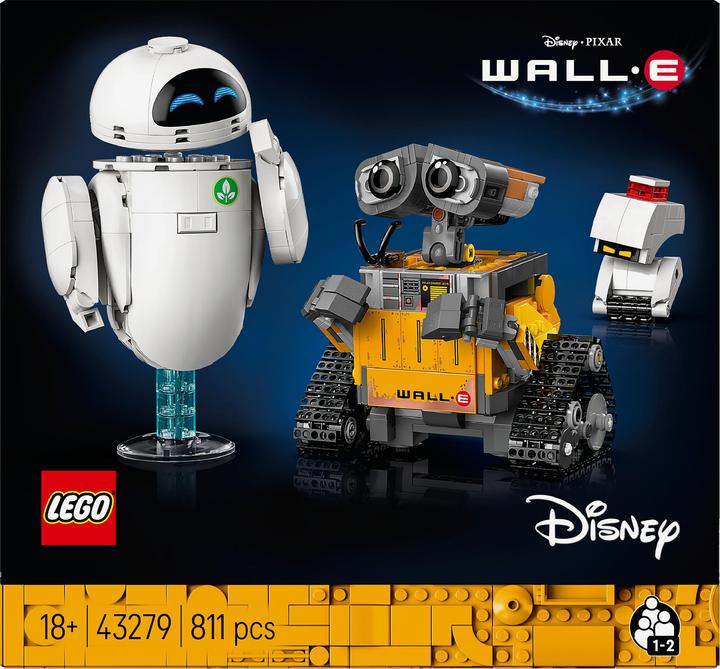 Actual product image LEGO Wall-E and Eve (43279, LEGO Disney)