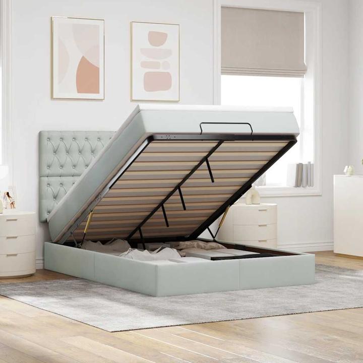Produktbild vidaXL Ottoman-Bett (140 x 190 cm)