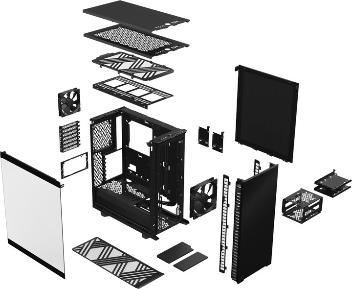 Image du produit Fractal Define 7 Compact Black TG Dark (ATX, mATX, Mini-ITX)