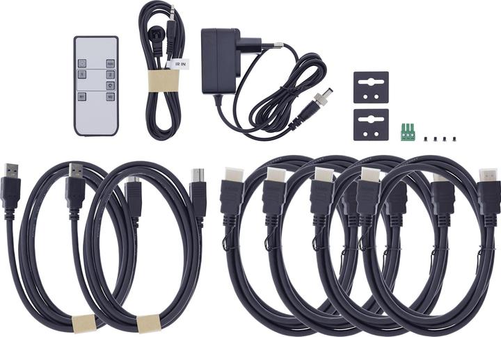 Image du produit InLine ® KVM Switch, 2-fach, HDMI, 4K60Hz, Dual Monitor