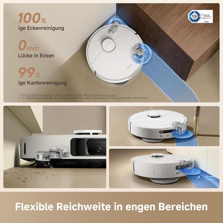 Immagine prodotto Dreame Roboterstaubsauger mit Wischfunktion L10s Ultra Gen 3 (25000 Pa, Panni di pulizia (rotanti))